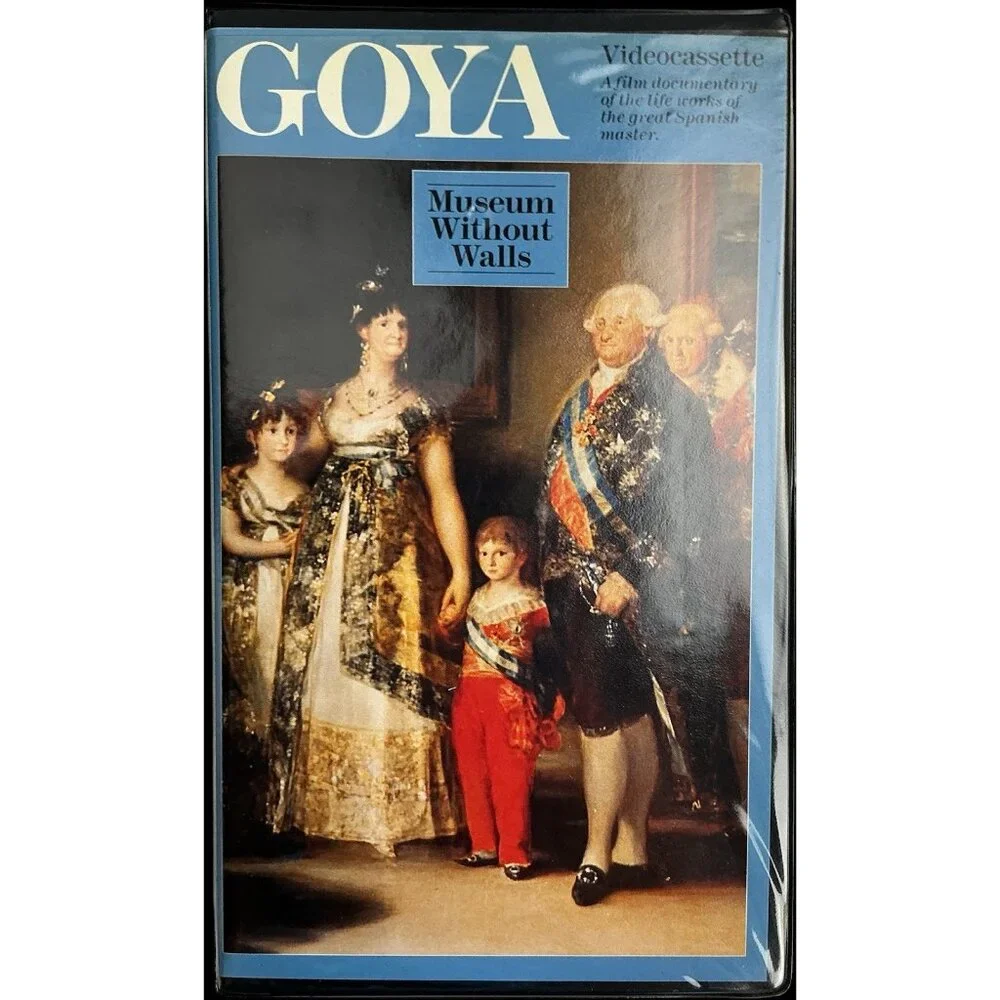 Goya Museum Without Walls Documentary Art Biography VHS 1986 Ricardo Montalban